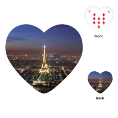 Paris At Night Playing Cards (Heart) 