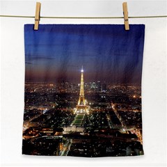 Paris At Night Face Towel