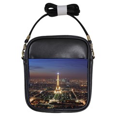 Paris At Night Girls Sling Bags