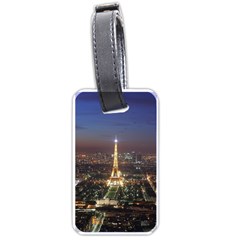 Paris At Night Luggage Tags (One Side) 