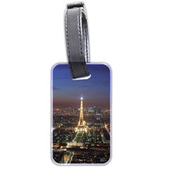 Paris At Night Luggage Tags (Two Sides)