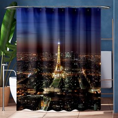 Paris At Night Shower Curtain 60  x 72  (Medium) 