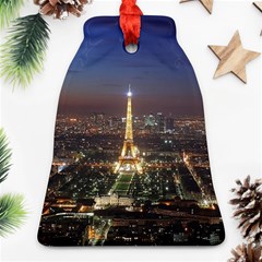 Paris At Night Bell Ornament (Two Sides)