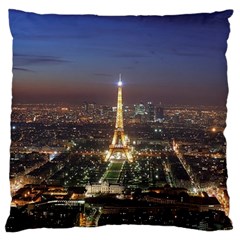 Paris At Night Large Cushion Case (One Side)