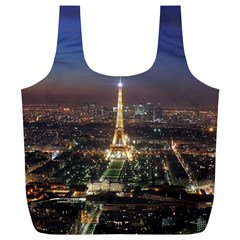 Paris At Night Full Print Recycle Bags (L) 