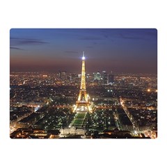 Paris At Night Double Sided Flano Blanket (Mini) 