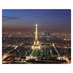 Paris At Night Double Sided Flano Blanket (Medium) 