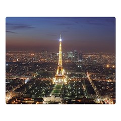 Paris At Night Double Sided Flano Blanket (Large) 