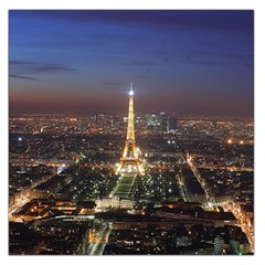 Paris At Night Large Satin Scarf (Square)