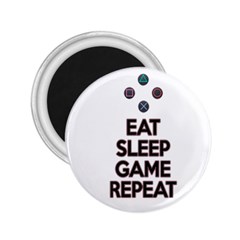 Eat sleep game repeat 2.25  Magnets