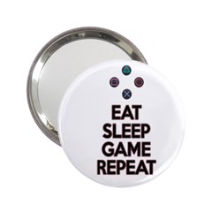 Eat sleep game repeat 2.25  Handbag Mirrors