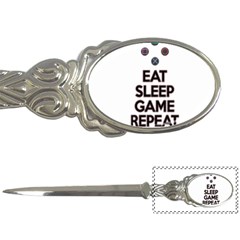 Eat sleep game repeat Letter Openers