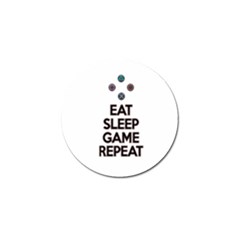 Eat sleep game repeat Golf Ball Marker (10 pack)