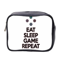 Eat sleep game repeat Mini Toiletries Bag 2-Side