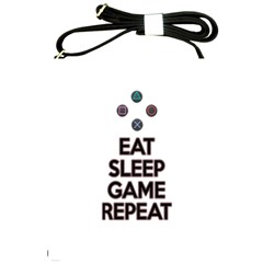 Eat sleep game repeat Shoulder Sling Bags