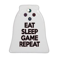 Eat sleep game repeat Ornament (Bell)