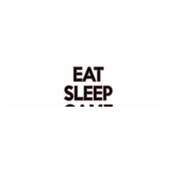 Eat sleep game repeat Satin Scarf (Oblong)