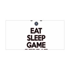 Eat sleep game repeat Yoga Headband