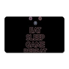 Eat Sleep Game Repeat Magnet (rectangular) by Valentinaart