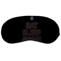 Eat Sleep Game Repeat Sleeping Masks by Valentinaart