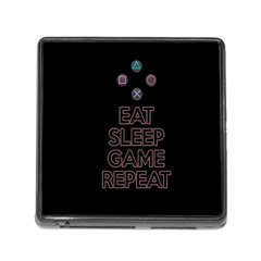 Eat Sleep Game Repeat Memory Card Reader (square) by Valentinaart