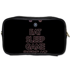 Eat Sleep Game Repeat Toiletries Bags 2-side by Valentinaart