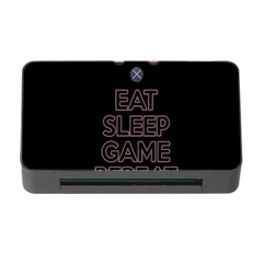 Eat Sleep Game Repeat Memory Card Reader With Cf by Valentinaart