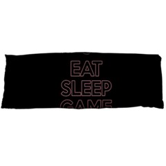 Eat Sleep Game Repeat Body Pillow Case (dakimakura) by Valentinaart