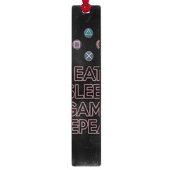 Eat Sleep Game Repeat Large Book Marks by Valentinaart