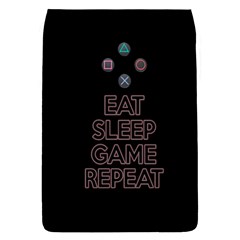 Eat Sleep Game Repeat Flap Covers (l)  by Valentinaart