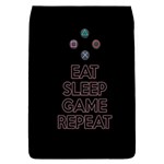 Eat sleep game repeat Flap Covers (L)  Front