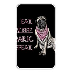 Eat, Sleep, Bark, Repeat Pug Memory Card Reader by Valentinaart