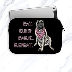 Eat, Sleep, Bark, Repeat Pug Apple Ipad Mini Zipper Cases by Valentinaart