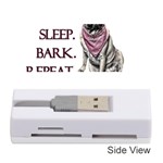 Eat, sleep, bark, repeat pug Memory Card Reader (Stick)  Front