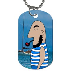 Sailor Dog Tag (one Side) by Valentinaart