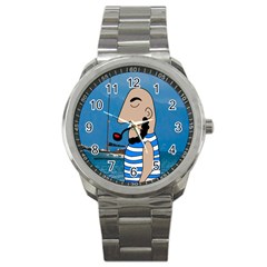 Sailor Sport Metal Watch by Valentinaart