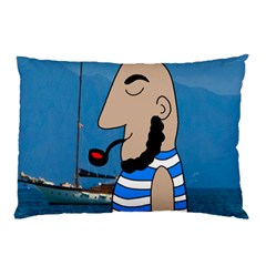 Sailor Pillow Case (two Sides) by Valentinaart