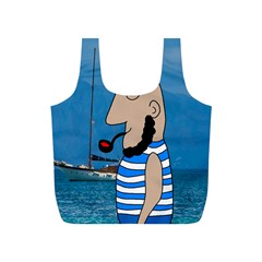 Sailor Full Print Recycle Bags (s)  by Valentinaart