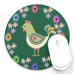 Easter Round Mousepads by Valentinaart