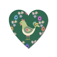 Easter Heart Magnet by Valentinaart