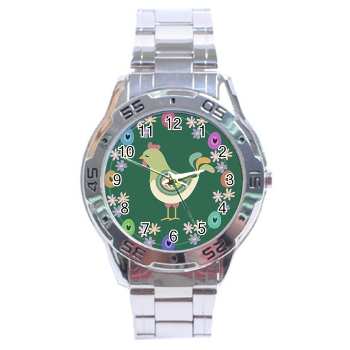 Easter Stainless Steel Analogue Watch