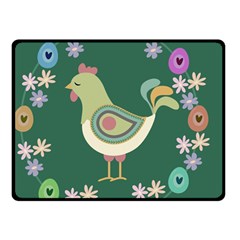 Easter Double Sided Fleece Blanket (small)  by Valentinaart