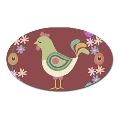 Easter Oval Magnet by Valentinaart