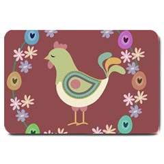 Easter Large Doormat  by Valentinaart