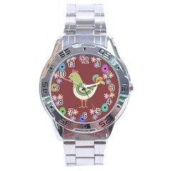 Easter Stainless Steel Analogue Watch by Valentinaart