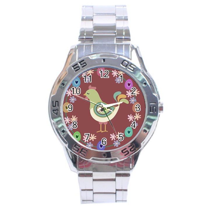 Easter Stainless Steel Analogue Watch