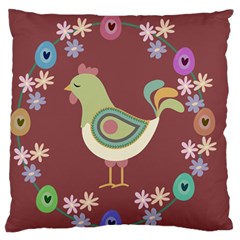 Easter Standard Flano Cushion Case (one Side) by Valentinaart