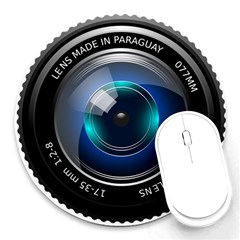 Camera Lens Prime Photography Round Mousepads