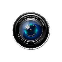 Camera Lens Prime Photography Magnet 3  (Round)