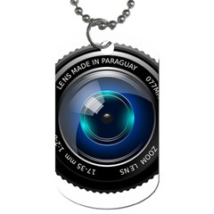 Camera Lens Prime Photography Dog Tag (One Side)